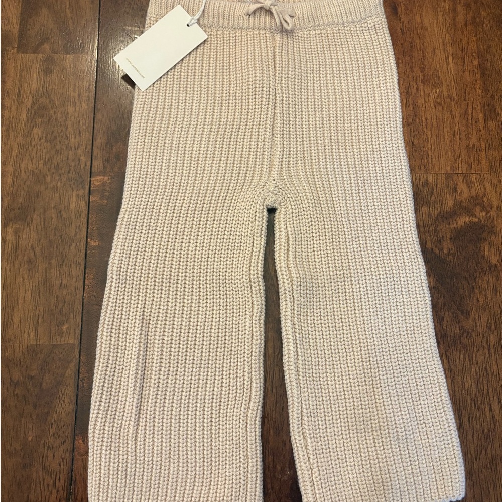 Jamie Kay cream knit pants NWT